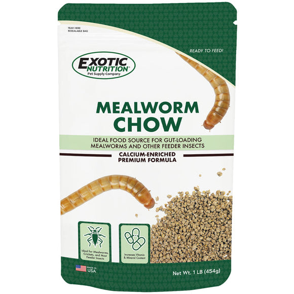 Exotic Nutrition Mealworm Chow Live Mealworm Food