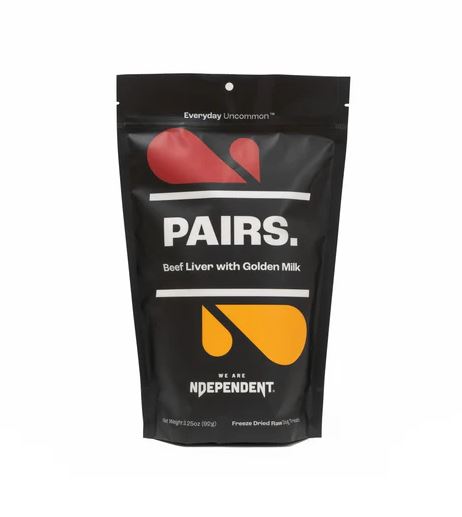 NDependent Pairs Freeze-Dried Beef with Milk Dog Treats