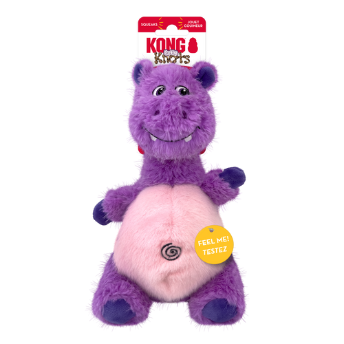 KONG Knots Belly Hippo Dog Toy (Medium/Large)