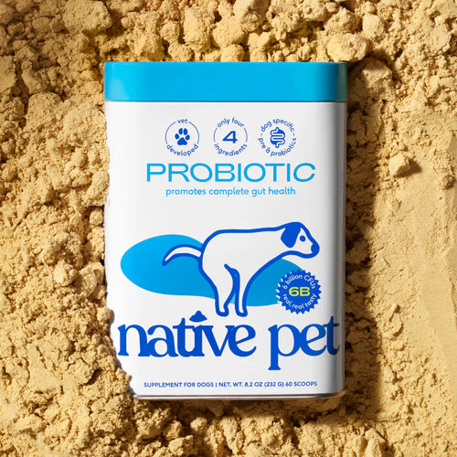 Native Pet Formulated Probiotic Powder for Dogs