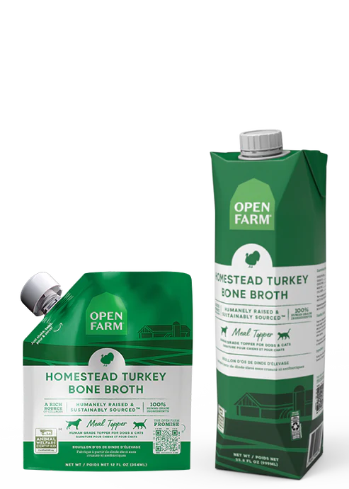 Open Farm Homestead Turkey Bone Broth for Dogs