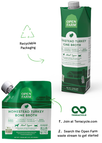 Open Farm Homestead Turkey Bone Broth for Dogs