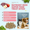 CocoTherapy Organ Bites! Pork Organs + Apples + Coconut - Raw Organ Meat Treat for dogs and cats