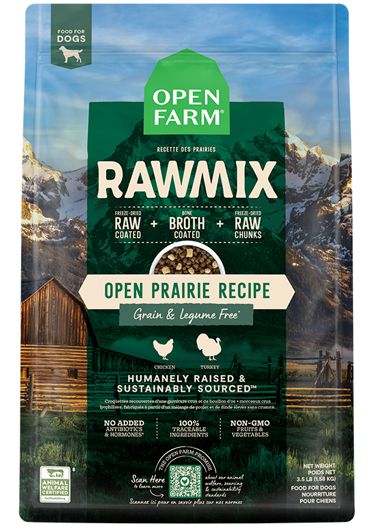 Open Farm Open Prairie Grain-Free RawMix for Dogs