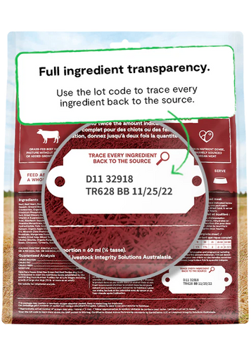 Open Farm Grass-Fed Beef Freeze Dried Raw Dog Food