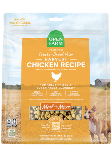 Open Farm Harvest Chicken Freeze Dried Raw Dog Food