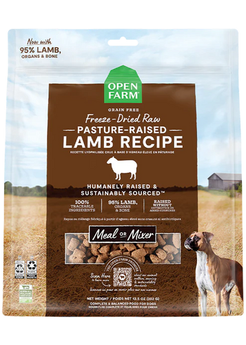 Open Farm Pasture-raised Lamb Freeze Dried Raw Dog Food