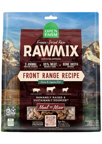 Open Farm RawMix Front Range Freeze Dried Raw Recipe for Dogs