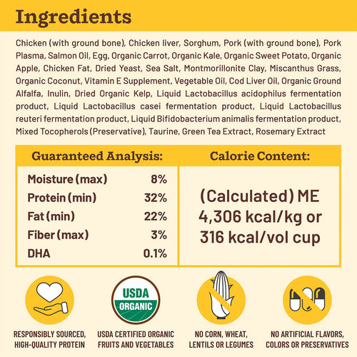 Primal Pet Foods Kibble in the Raw Puppy Recipe