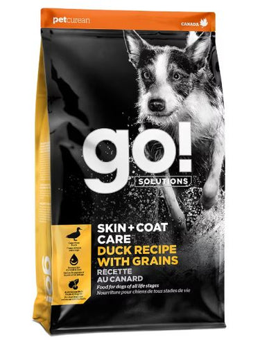 Petcurean GO! Skin + Coat Care Duck Recipe with Grains