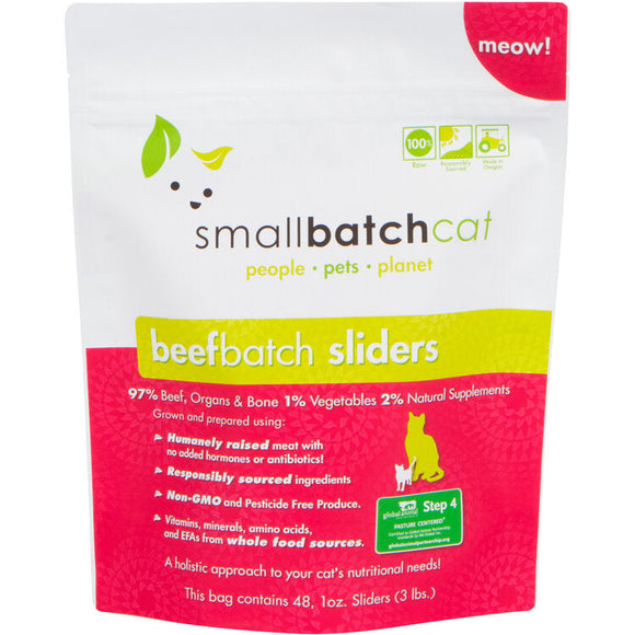 Smallbatch Frozen BeefBatch Cat Food