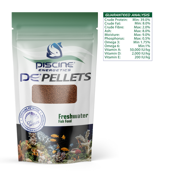 Piscine Energetics PE PELLETS Freshwater Fish Food