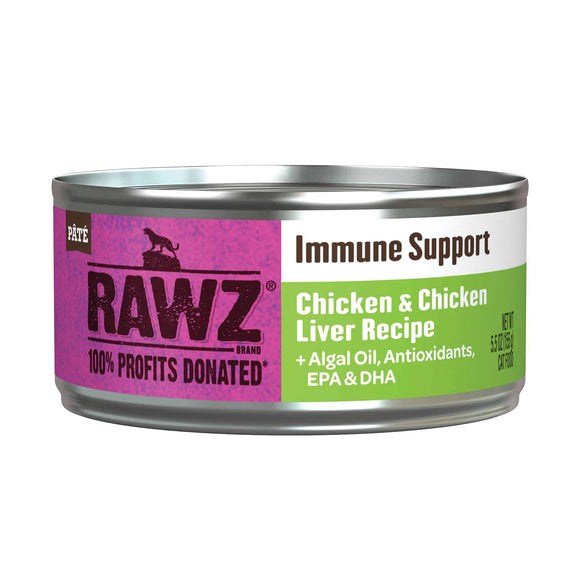 Rawz Immune Support Chicken & Chicken Liver Wet Cat Food