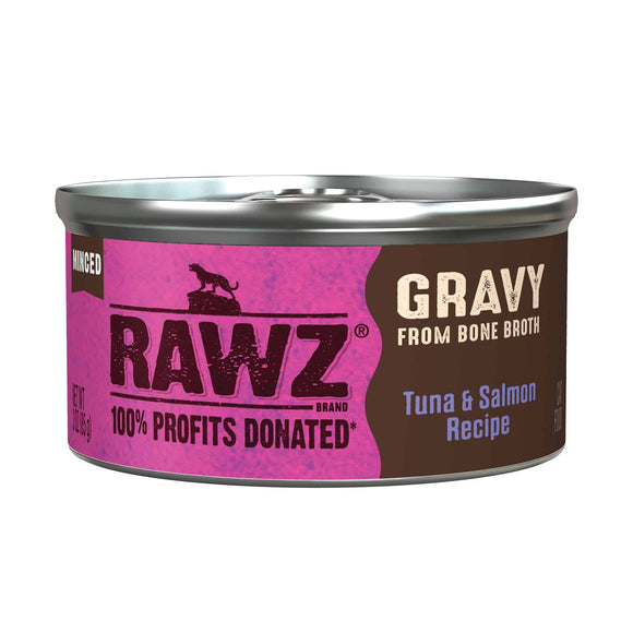 Rawz Gravy Tuna & Salmon Wet Cat Food