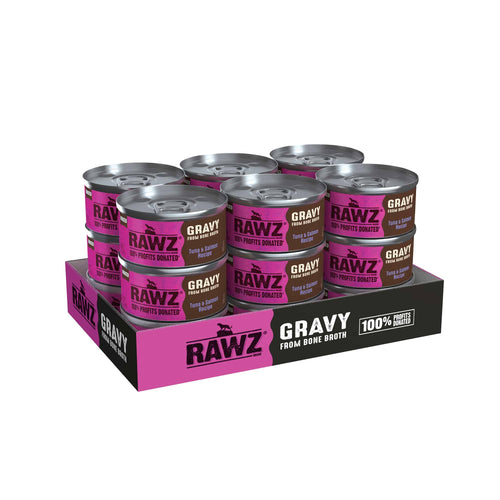 Rawz Gravy Tuna & Salmon Wet Cat Food