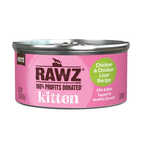 Rawz Kitten Chicken & Chicken Liver Cat Food