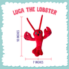 Snugarooz Luca The Lobster Dog Toy