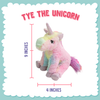 Snugarooz Tye Unicorn Plush Dog Toy