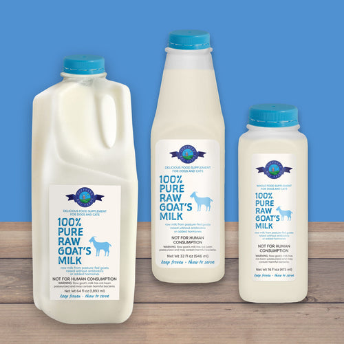 Shepherd Boy Farms Frozen 100% Raw Goat’s Milk for Dogs & Cats