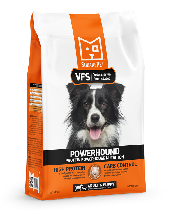 SquarePet® VFS® POWERHOUND™ Turkey & Chicken for Dogs