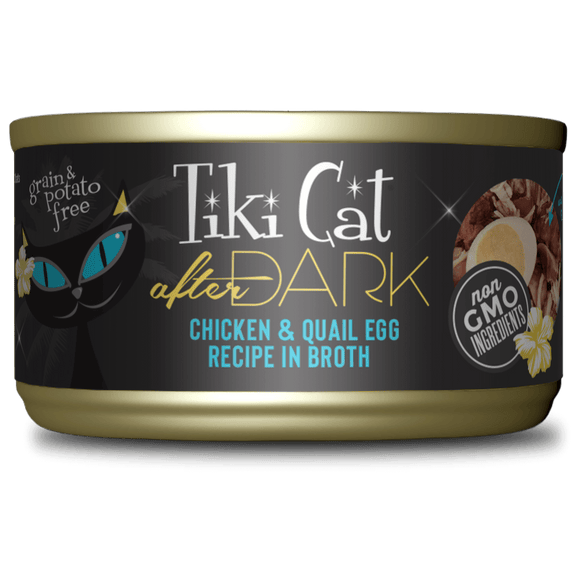 Tiki Cat® After Dark™ Whole Foods Chicken & Quail Egg Recipe in Broth Cat Food