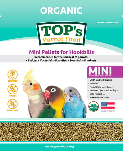 TOP’s Mini Pellets for Hookbills