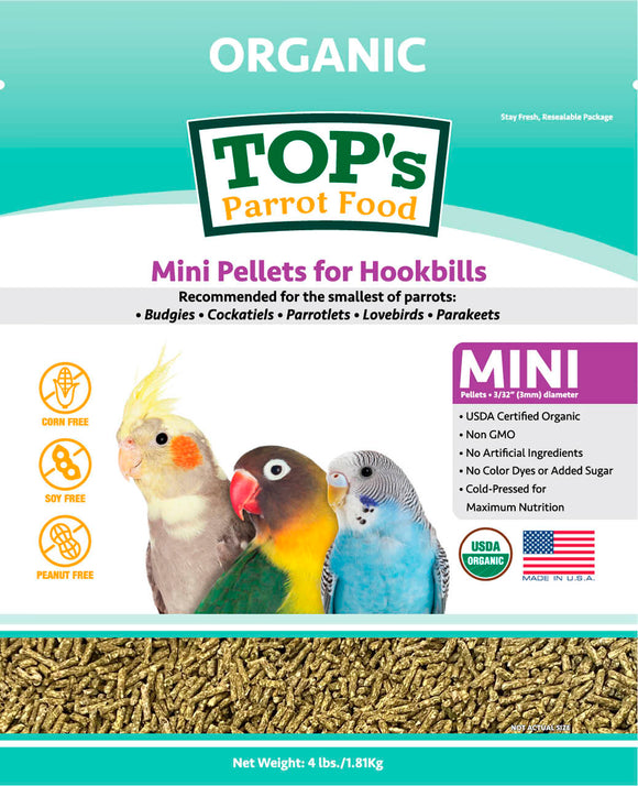 TOP’s Mini Pellets for Hookbills