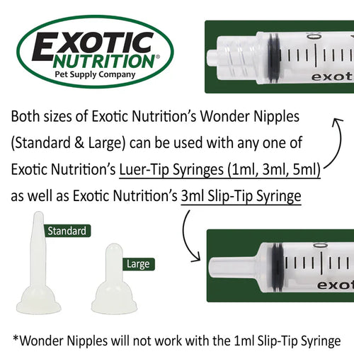 Exotic Nutrition Wonder Nipple & Syringe Set (1 Set)