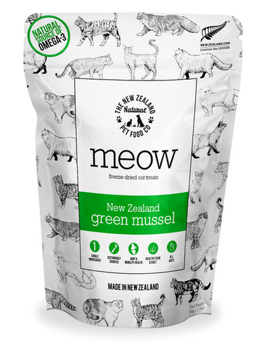 The New Zealand Natural Pet Food Woof Green Mussel Dog Treats