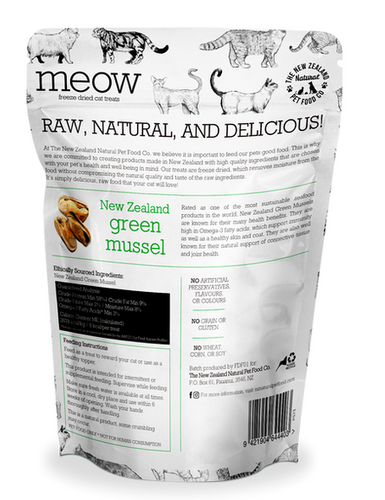 The New Zealand Natural Pet Food Woof Green Mussel Dog Treats