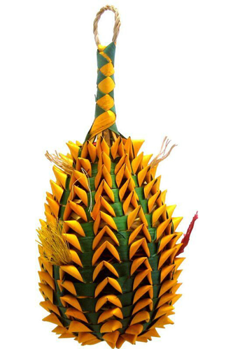 Planet Pleasures Pineapple Foraging Bird Toy