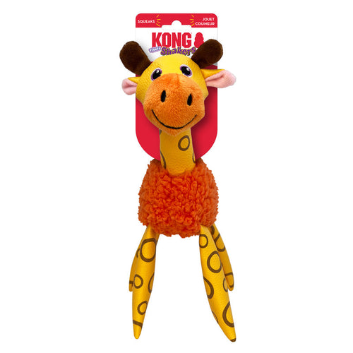 KONG Floofs Shakers Giraffe Dog Toy