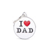 MyFamily Charms Small I Love Dad ID Tag