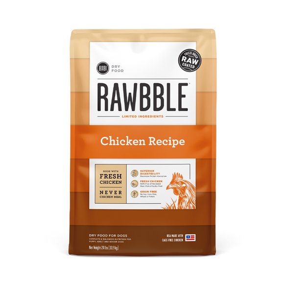 BIXBI PET RAWBBLE® DRY DOG FOOD - CHICKEN RECIPE