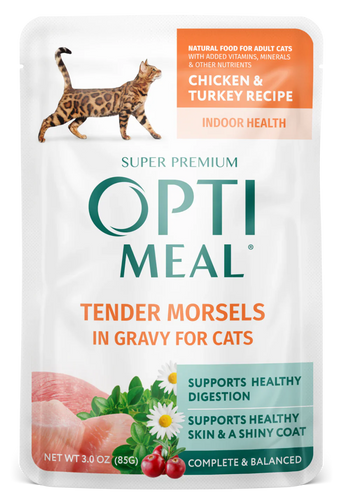 Optimeal® Chicken & Turkey Tender Morsels In Gravy For Adult Cats (3 oz)