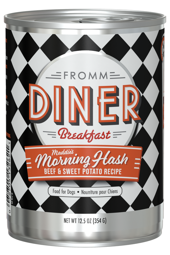 Fromm Diner Breakfast Maddie's Morning Hash Beef & Sweet Potato Recipe for Dogs