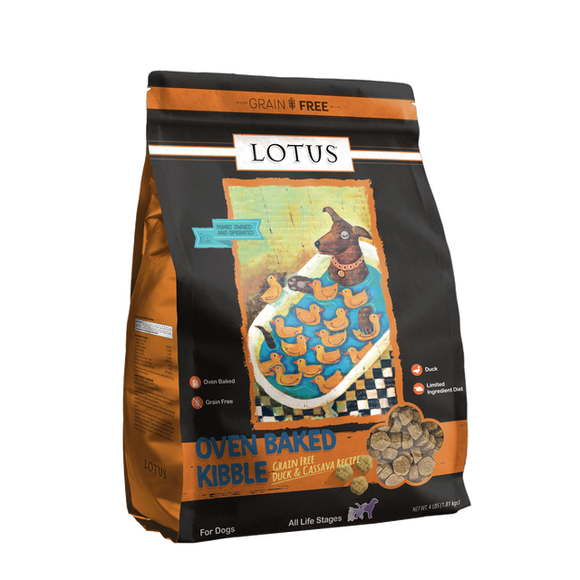 Lotus Dog Regular Bites Duck Recipe Dry Dog Food