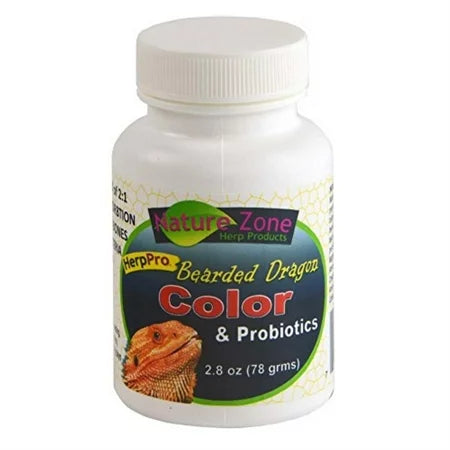 Nature Zone Bearded Dragon Herp Pro Color & Carotenoids Supplements (2.8 oz)