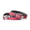 MyFamily Fuchsia Firenze Collar in Genuine Leather Dog Collar