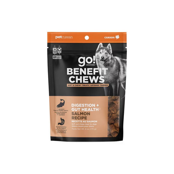 Petcurean Go! Solutions Benefit Chews Digestion + Gut Health Salmon Dog Treats