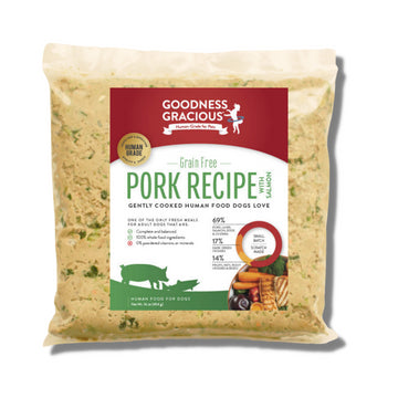 Goodness Gracious Gently Cooked Pork & Salmon Recipe for Dogs (16 oz)