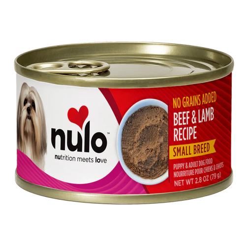 Nulo Small Breed Pate For Puppy & Adult Beef & Lamb Recipe for Dogs