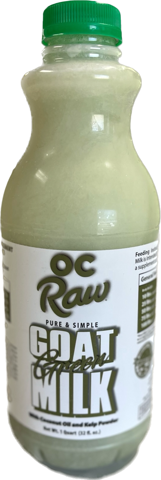 OC Raw Dog Frozen Green Goat Milk