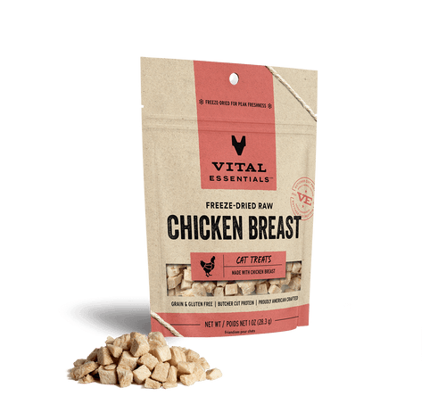 Vital Essentials Freeze-Dried Raw Chicken Breast Cat Treats