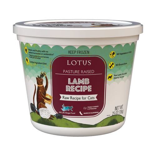 Lotus Cat Raw Food Lamb Recipe