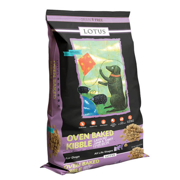 Lotus Grain-Free Lamb & Turkey Liver Recipe Dry Dog Food