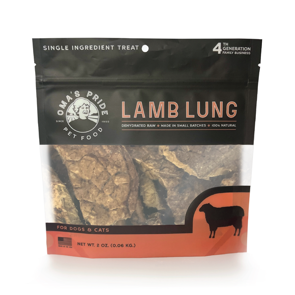 Oma's Pride Lamb Lung Treats