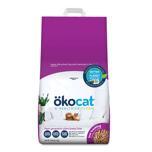 ökocat® Low Tracking Mini Clumping Pellets Wood Cat Litter