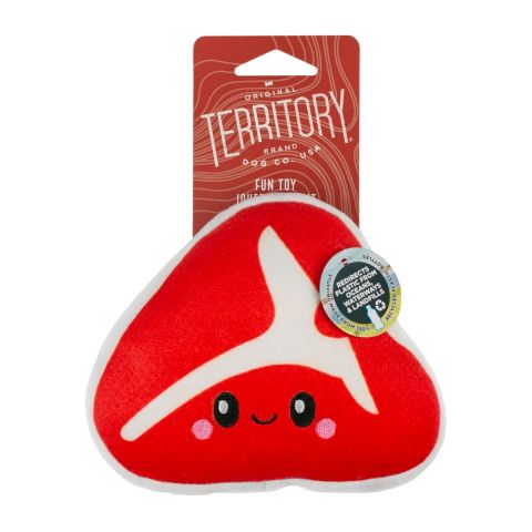 Territory Steak With Squaker Dog Toy