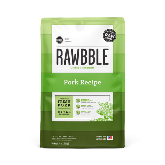 BIXBI RAWBBLE® DRY DOG FOOD - PORK RECIPE